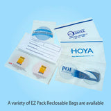 A variety of EZ Pack  Reclosable Bags are available