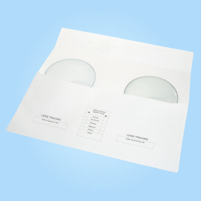 Double Lens Paper Envelope DLE-78 - Plain White, 78MM